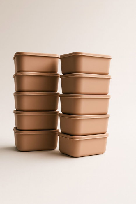 Hermia Set de Cajas de Almacenamiento de 12 Piezas Rosa